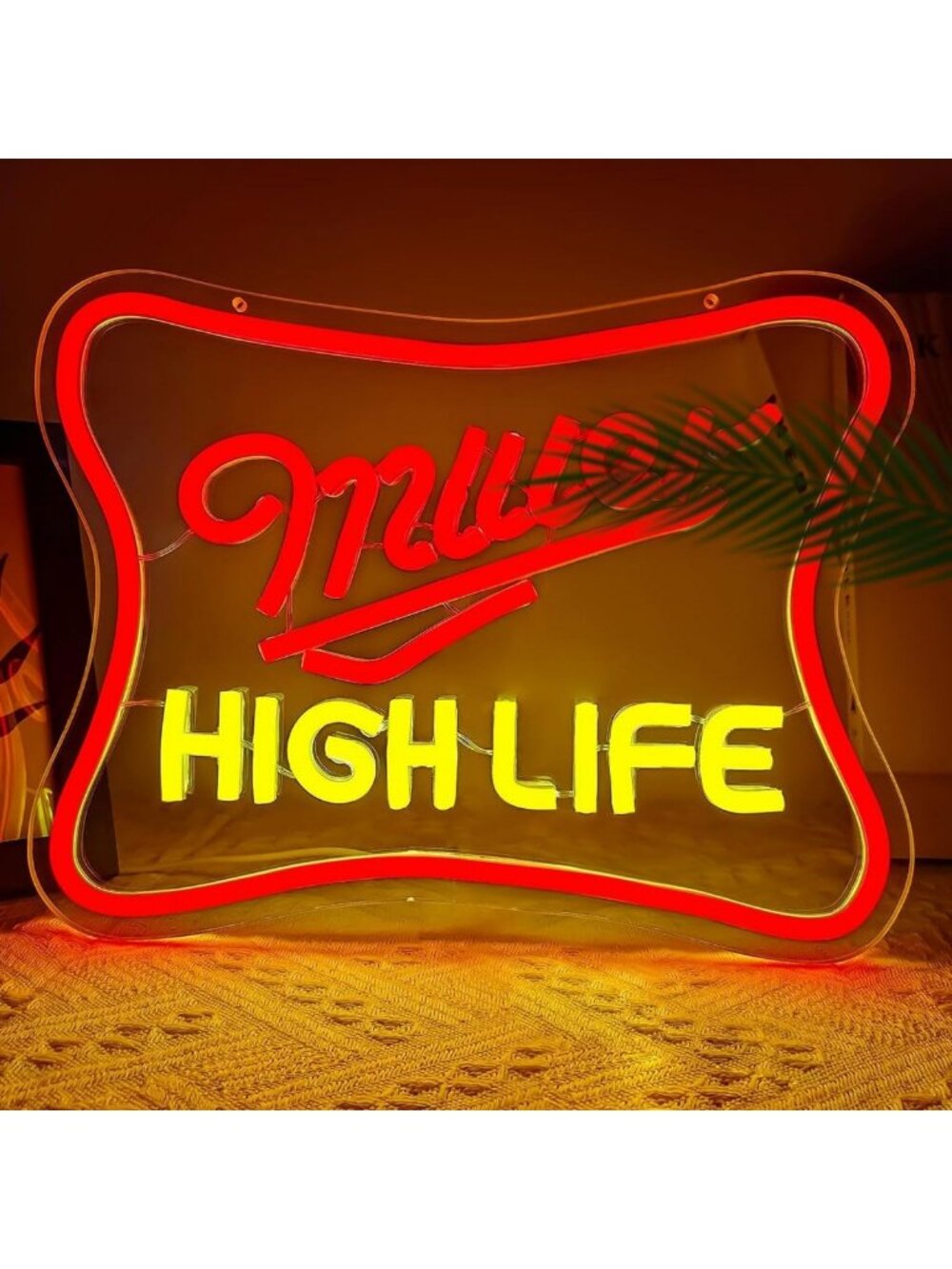 Dimmable Red Beer Neon Sign - LED Wall Decor for Bar, Pub, Club, Man Cave
